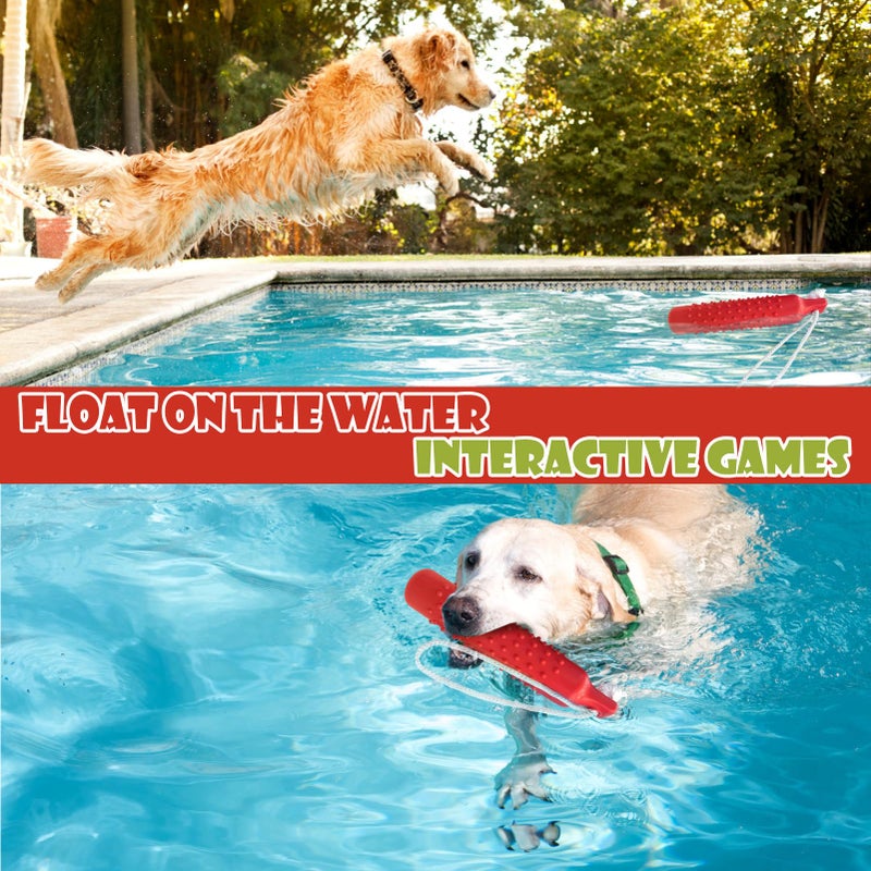BINGPET Dog Float Bumper Toy,10.8 Inch Large Training Dummy Retrieving Bumpers Summer Pool Toy Tug Game for Large XL Dogs Retriever - Image 2